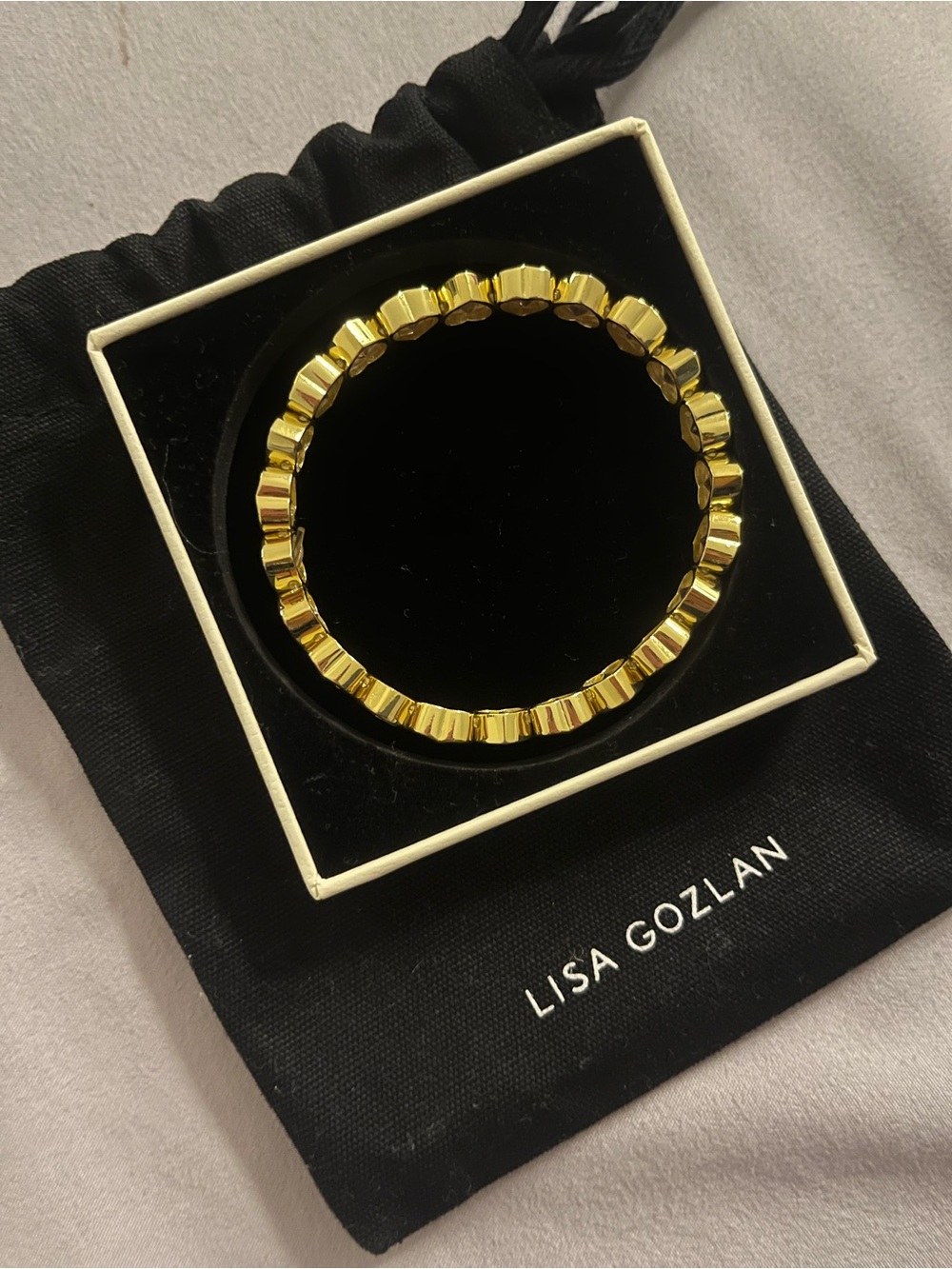 Lisa Gozlan - Pink Heart Jewel Bracelet Brand New